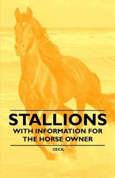 Cover for Cecil · Stallions - With Information for the Horse Owner (Paperback Bog) (2011)