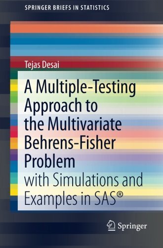 Cover for Tejas Desai · A Multiple-testing Approach to the Multivariate Behrens-fisher Problem: with Simulations and Examples in Sas - Springerbriefs in Statistics (Pocketbok) (2013)