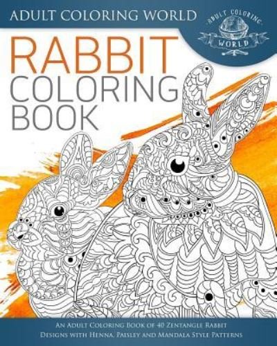 Cover for Adult Coloring World · Rabbit Coloring Book (Pocketbok) (2016)