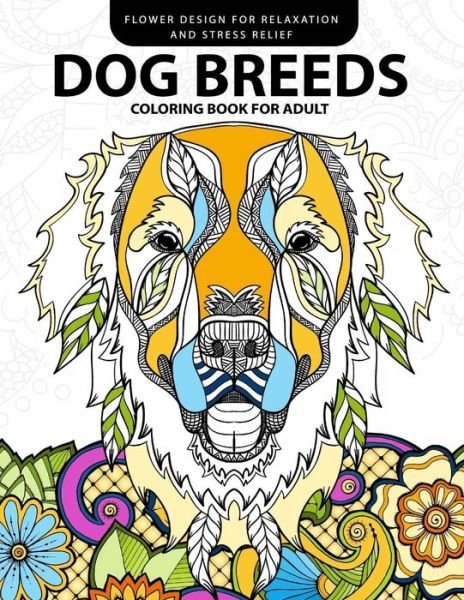 Cover for Jupiter Coloring · Dog Breeds Coloring Book for Adults (Pocketbok) (2017)