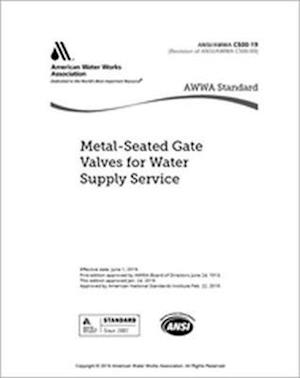 Cover for American Water Works Association · AWWA C500-19 Metal-Seated Gate Valves for Water Supply Service (Paperback Book) (2019)