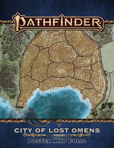 Cover for Paizo Staff · Pathfinder Lost Omens: City of Lost Omens - Poster Map Folio (P2) (Paperback Bog) (2022)