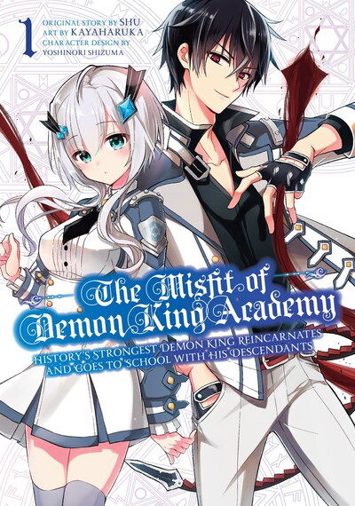 Cover for Shu · The Misfit of Demon King Academy 1: History's Strongest Demon King Reincarnates and Goes to School with His Descendants (Paperback Bog) (2020)