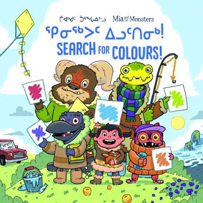 Cover for Neil Christopher · Mia and the Monsters Search for Colours: Bilingual Inuktitut and English Edition - Arvaaq Junior|Mia and the Monsters (Kartonbuch) [Bilingual Inuktitut and English edition] (2022)