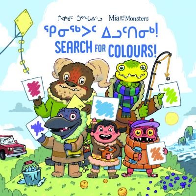Cover for Neil Christopher · Mia and the Monsters Search for Colours: Bilingual Inuktitut and English Edition - Arvaaq Books (Board book) [Bilingual Inuktitut and English edition] (2022)