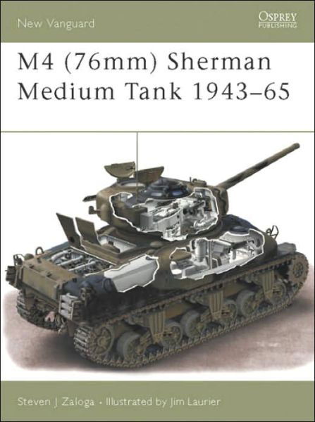 Cover for Zaloga, Steven J. (Author) · M4 (76mm) Sherman Medium Tank 1943-65 - New Vanguard (Paperback Book) (2003)