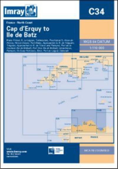 Cover for Imray · Imray Chart C34: Cap D'erquy to Ile De Batz (Map) (2014)