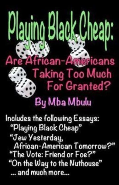 Cover for MBA Mbulu · Playing Black Cheap (Pocketbok) (2018)