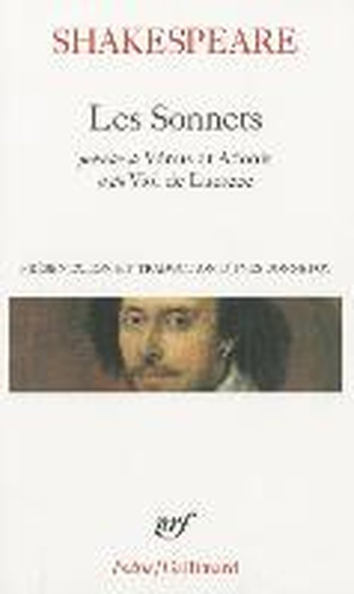 Cover for W. Shakespeare · Sonnets Venus et Adonis (Poesie / Gallimard) (French Edition) (Paperback Book) [French edition] (2007)