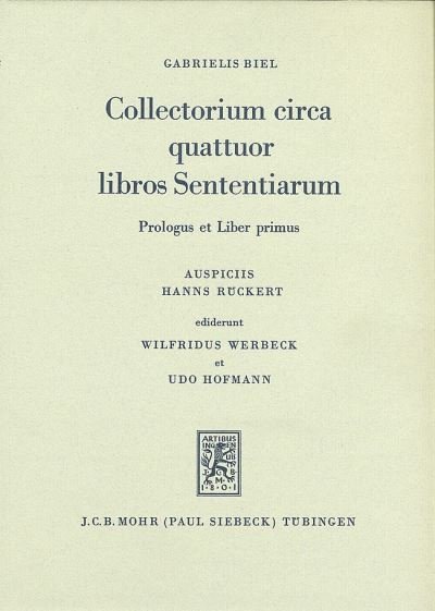 Cover for Gabriel Biel · Collectorium circa quattuor libros Sententiarium (Hardcover bog) (1973)