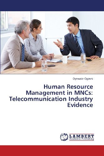 Cover for Oyewole Oginni · Human Resource Management in Mncs: Telecommunication Industry Evidence (Pocketbok) (2013)