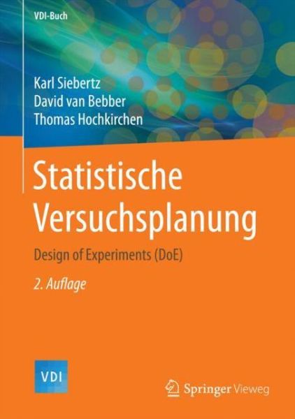 Cover for Karl Siebertz · Statistische Versuchsplanung (Book) (2017)