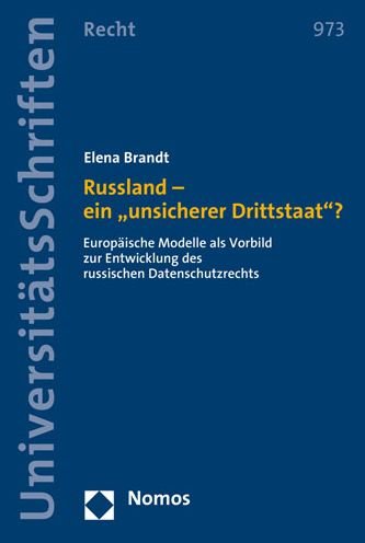 Cover for Brandt · Russland - ein &quot;unsicherer Dritt (Book) (2020)