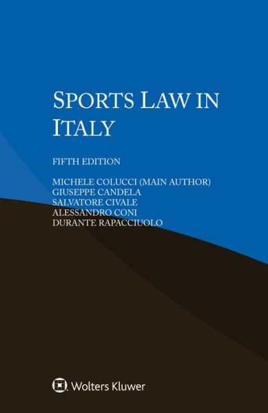 Cover for Michele Colucci · Sports Law in Italy (Paperback Book) [5th edition] (2022)