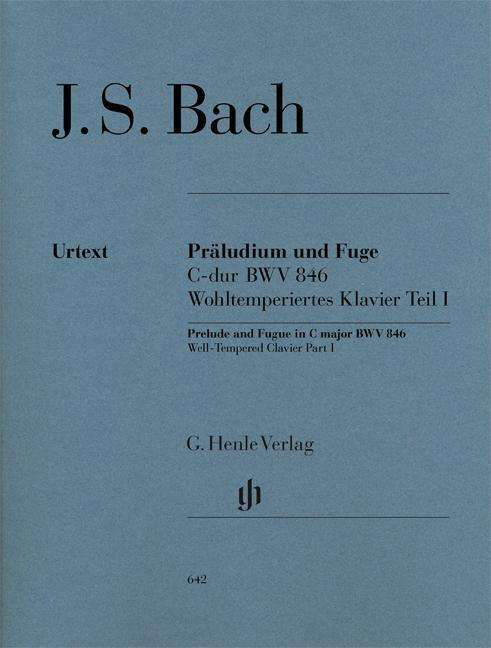 Cover for JS Bach · Prälud.+Fuge BWV846,Wohl.1HN642 (Book) (2018)