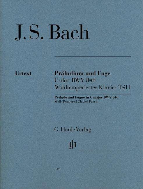 Cover for JS Bach · Prälud.+Fuge BWV846,Wohl.1HN642 (Bog) (2018)