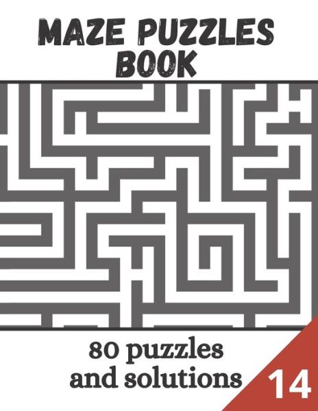 Cover for Karo Books · Maze Puzzles book - 80 puzzles and solutions (Paperback Book) (2020)