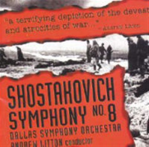 Symphony 8 in C Minor Opus 65 - Shostakovich / Litton / Dallas Symphony Orchestra - Musik - DELOS - 0013491320427 - 14. januar 1997