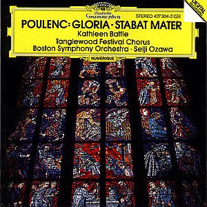 Cover for Ozawa Seiji / Boston S. O. · Poulenc: Gloria / Stabat Mater (CD) (2001)