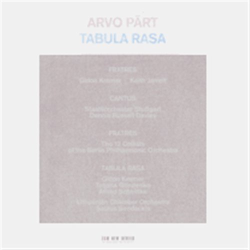 Tabula Rasa - Kremer / Jarrett / Solister & Orkestre - Musik - SUN - 0042281776427 - 1985