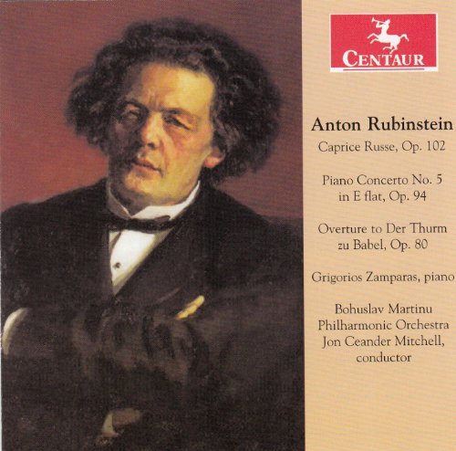 Cover for Rubinstein / Zamparas / Mitchell · Caprice Russe Op 102 (CD) (2012)
