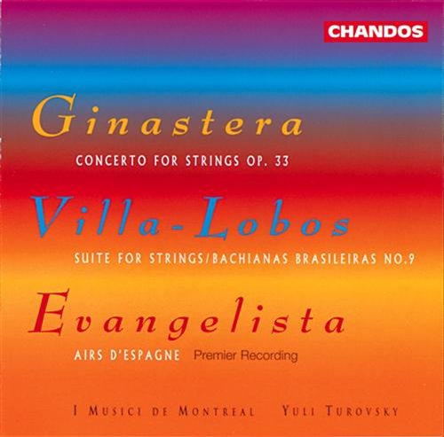 Concerto for Strings - Ginastera / Villa-lobos / Evangelista / Turovsky - Musique - CHN - 0095115943427 - 19 mars 1996