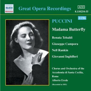 PUCCINI: Madame Butterfly - Erede / Tebaldi / Campora/+ - Musikk - Naxos Historical - 0636943125427 - 18. august 2003