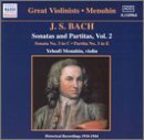 Sonatas & Partitas V.2 - Johann Sebastian Bach - Musik - NAXOS - 0636943196427 - July 9, 2001