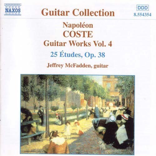 Coste: Guitar Works Vol.4 - Jeffrey Mcfadden - Musikk - NAXOS - 0636943435427 - 3. desember 2000