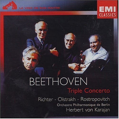 Beethoven: Triplo Concerto, Sonata Per Piano N.17 - Karajan / Richter / Oistrakh / Rostropovich - Muziek - WARNER CLASSICS - 0724382665427 - 31 juli 2015