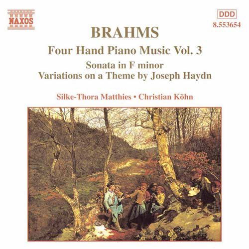 Brahmsfour Hand Piano Music Vol 3 - Matthieskohn - Music - NAXOS - 0730099465427 - September 1, 1998