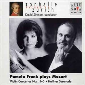 Cover for Mozart: Violin Concertos Nos 1 · 5-frank Pamela (CD)