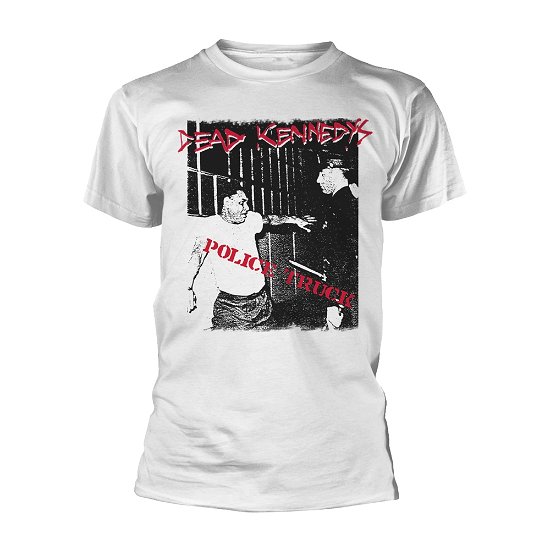 Cover for Dead Kennedys · Police Truck (White) (T-shirt) [size L] [White edition] (2019)