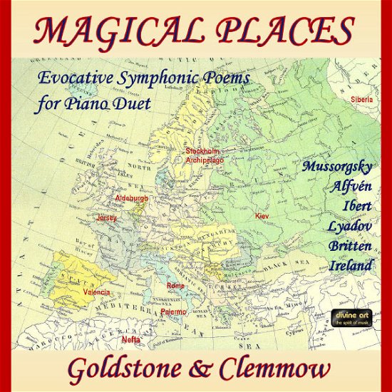 Cover for Mussorgsky / Ibert / Goldstone &amp; Clemmow / Britten · Magical Places (CD) (2012)