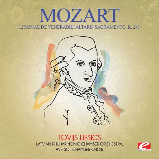 Cover for Mozart · Litaniae De Venerabili Altaris Sacramento K. 243-M (CD) (2014)