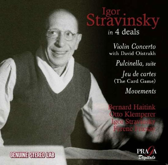 Igor Stravinsky In 4 Deals - I. Stravinsky - Musiikki - PRAGA DIGITALS - 3149028075427 - maanantai 22. tammikuuta 2018