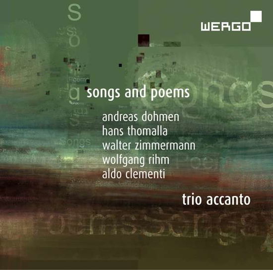 Cover for Trio Accanto · Songs And Poems (CD) (2018)