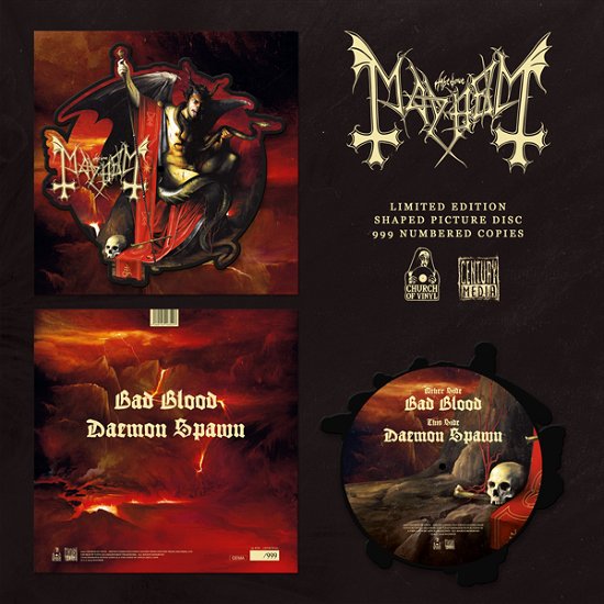 Cover for Mayhem · Bad Blood (Shaped Picture Disc) (12&quot;) (2022)