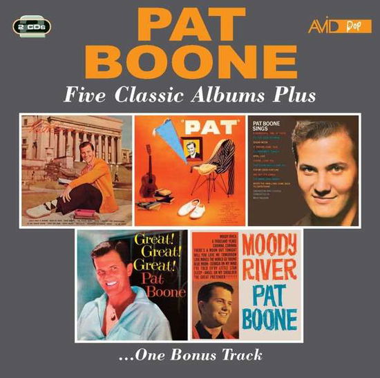 Five Classic Albums Plus - Pat Boone - Musiikki - AVID POP - 5022810339427 - perjantai 2. heinäkuuta 2021