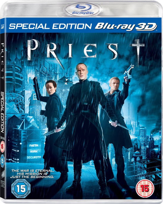 Cover for Priest 3D Blu-ray · Priest 3D+2D (Blu-ray) (2011)