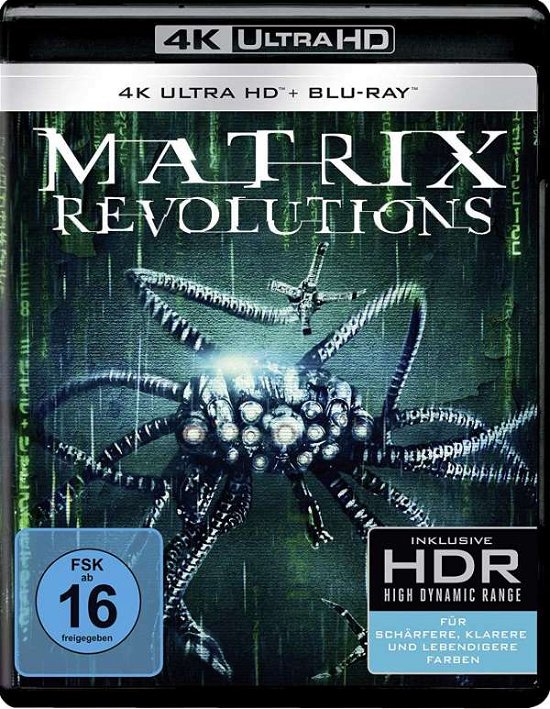 Cover for Keanu Reeves,laurence Fishburne,carrieanne Moss · Matrix Revolutions (4K Ultra HD) (2018)