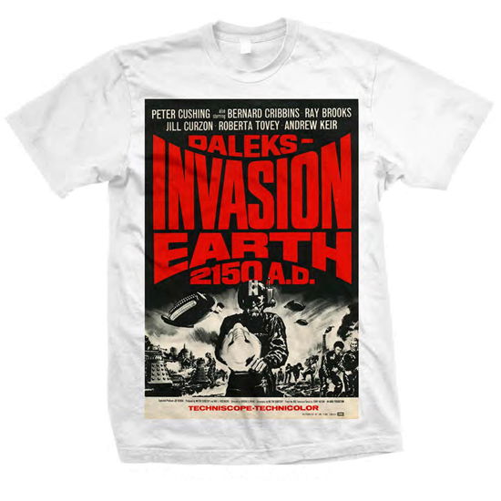 StudioCanal Unisex T-Shirt: Daleks Invasion Earth - StudioCanal - Merchandise - Bravado - 5055979920427 - 