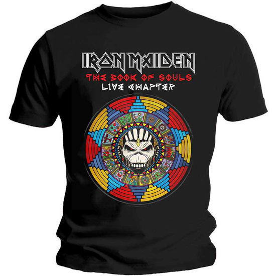 Iron Maiden Unisex T-Shirt: Book of Souls Live Chapter - Iron Maiden - Fanituote - Global - Apparel - 5056170618427 - tiistai 14. tammikuuta 2020