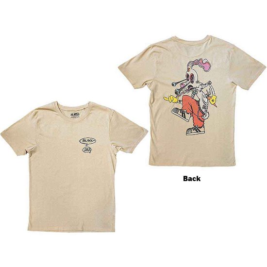 Blink-182 Unisex T-Shirt: Roger Rabbit (Back Print) - Blink-182 - Merchandise -  - 5056368606427 - 