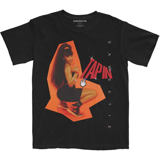 Saweetie Unisex T-Shirt: Tapin - Saweetie - Produtos -  - 5056561007427 - 