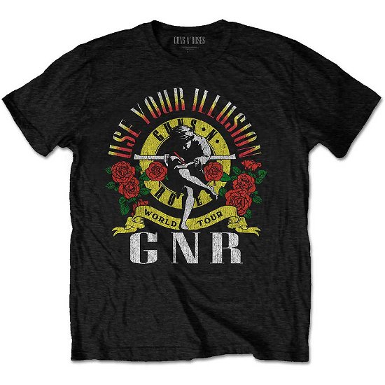 Guns N' Roses Unisex T-Shirt: UYI World Tour - Guns N Roses - Merchandise -  - 5056561023427 - 