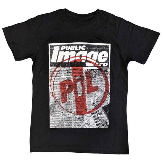 PIL (Public Image Ltd) Unisex T-Shirt: Poster - PIL (Public Image Ltd) - Merchandise -  - 5056561094427 - July 27, 2023