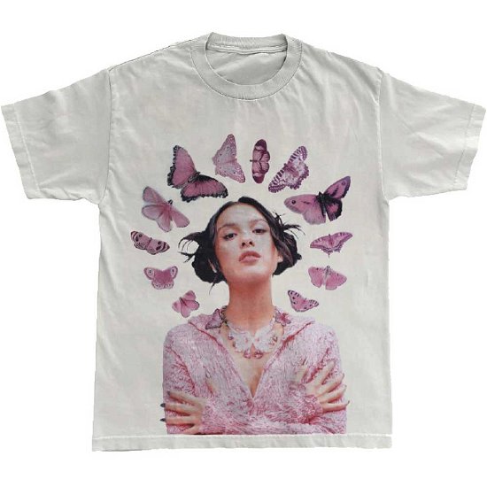 Olivia Rodrigo Unisex T-Shirt: Butterfly Halo (Ex-Tour) - Olivia Rodrigo - Produtos -  - 5056737231427 - 