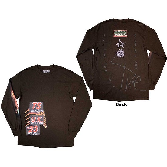 Travis Scott Unisex Long Sleeve T-Shirt: Summer Run 2023 London (Back Print & Ex-Tour) - Travis Scott - Merchandise -  - 5056737244427 - 