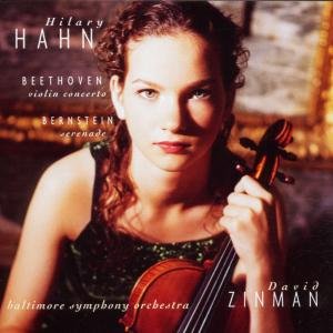 Cover for Hilary Hahn · Beethoven: Violin Concerto Bernstein S (CD) (1991)